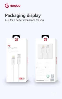 Cable Charge HOGUO H13 TC Vers Lightning